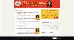 Desktop Screenshot of getclientsnow.net